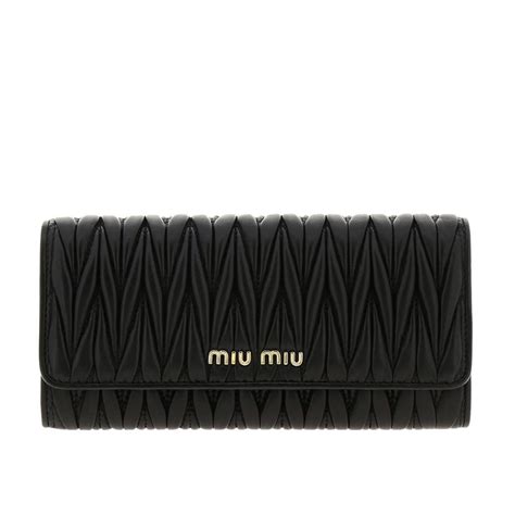 miu miu wallet black|Black Small Leather Wallet .